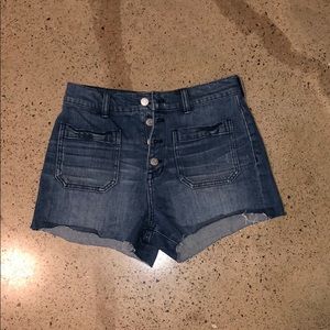Made well high waisted jean shorts